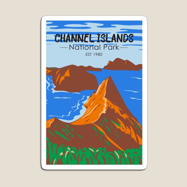 Item preview, Channel Islands National Park California Vintage designed and sold by KrisSidDesigns.