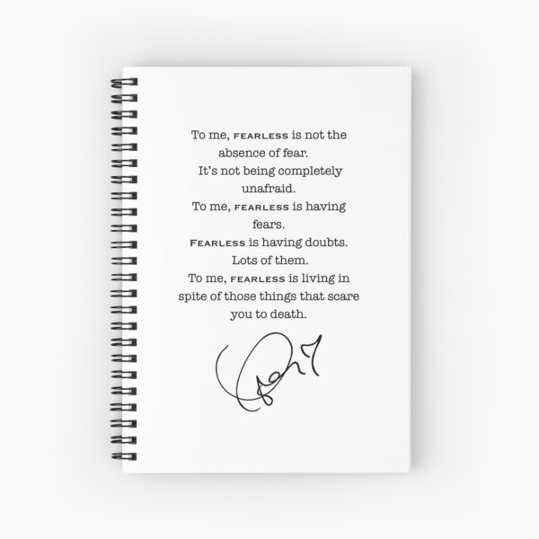 Item preview, Taylor Swift Fearless Quote Portrait  designed and sold by CatrionaT13.