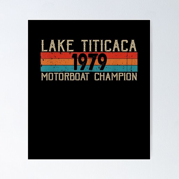 Item preview, Lake Titicaca Motorboat  Champion designed and sold by JohnnieJSmith.