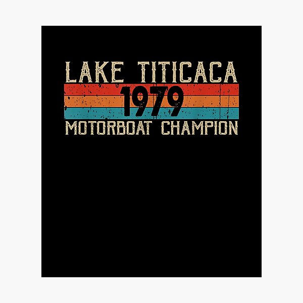 Item preview, Lake Titicaca Motorboat  Champion designed and sold by JohnnieJSmith.