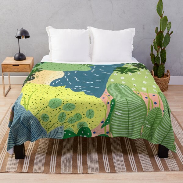Item preview, Tropical paradise jungle print designed and sold by LisaMillArt.