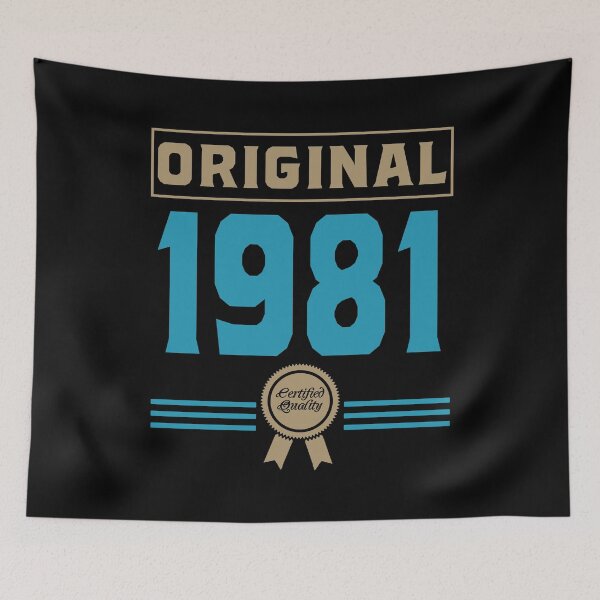 Item preview, Original 1981 Quality Certified birthday gift design designed and sold by rodmendonca.