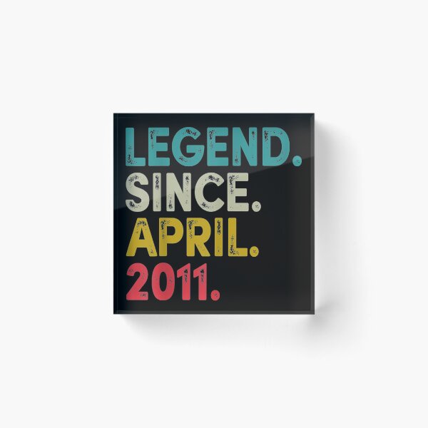 Item preview, Legend Since April 2011 Boy Girl 10 Years Old 10th Birthday designed and sold by JohnnieJSmith.
