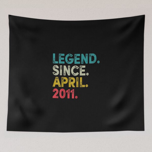 Item preview, Legend Since April 2011 Boy Girl 10 Years Old 10th Birthday designed and sold by JohnnieJSmith.