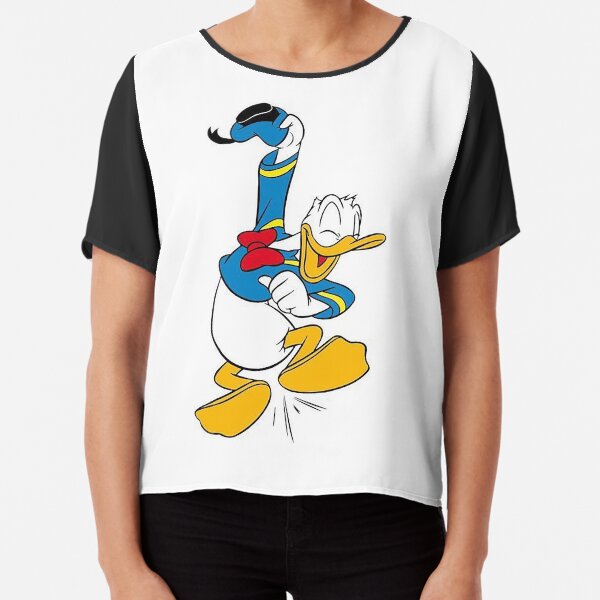 Donald Duck Chiffon Top