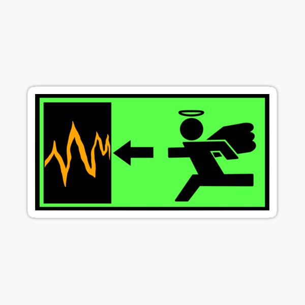 Escape to Hell Sticker