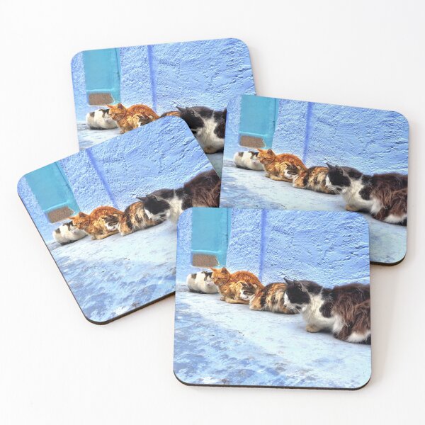 Item preview, Cats of the Blue City, Chefchaouen, Morocco designed and sold by buckal.