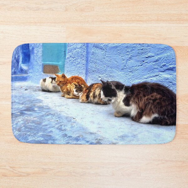 Item preview, Cats of the Blue City, Chefchaouen, Morocco designed and sold by buckal.