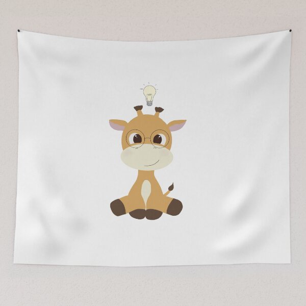 Item preview, Smart Baby Giraffe designed and sold by MaddyJadeArt.