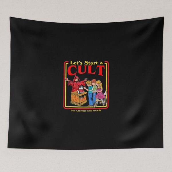 Item preview, Lets Start a Cult Satanic Vintage Horror Edgy Men Women designed and sold by JohnnieJSmith.