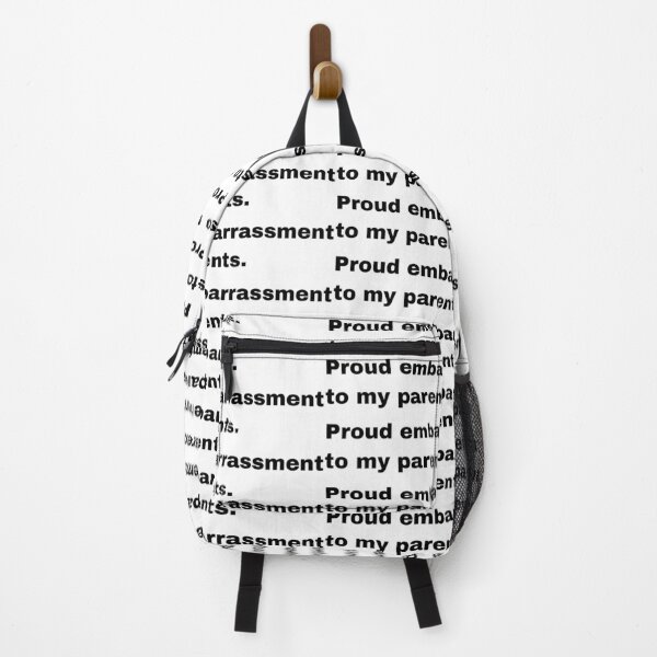 Item preview, Black and white text based T-shirt - Proud embarrassment to my parents. designed and sold by OffensiveTCG.