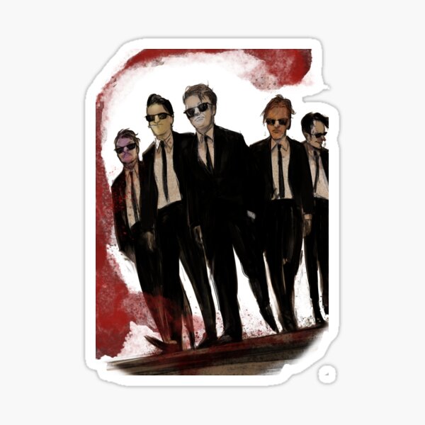 "Reservoir Dogs Inspired Fan Art" Sticker by seta89 Redbubble