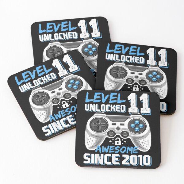 Item preview, Level 11 Unlocked Awesome 2010 Video Game 11th  Birthday designed and sold by JohnnieJSmith.