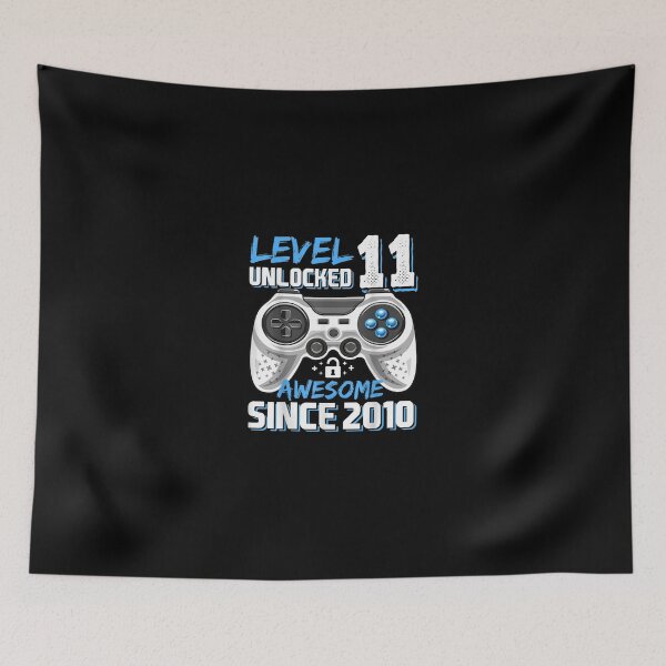 Item preview, Level 11 Unlocked Awesome 2010 Video Game 11th  Birthday designed and sold by JohnnieJSmith.