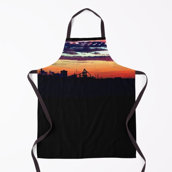 Artikelvorschau, Steelworks Photography - In Teesside, Middlesbrough, Sunset Beach entworfen und verkauft von WildBerryArt.
