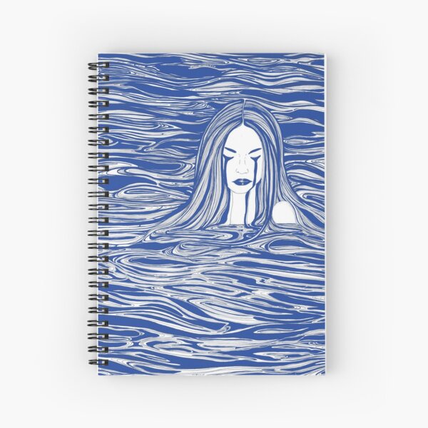 Vista previa del artículo con la obra «Ninfa del mar azul», diseñado y vendido por ECMazur Art.