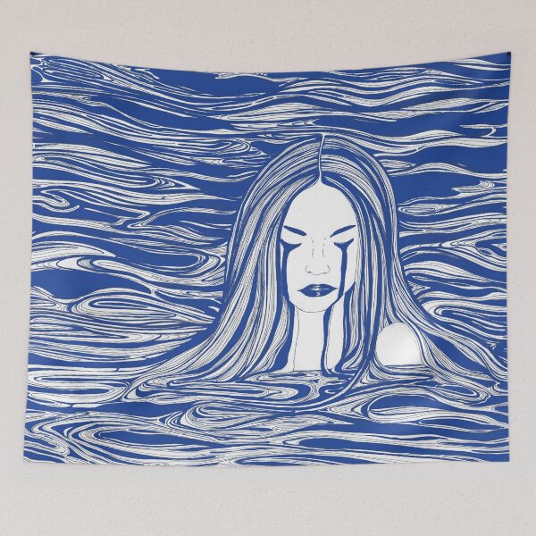 Item preview, Blue Sea Nymph designed and sold by ECMazur Art.