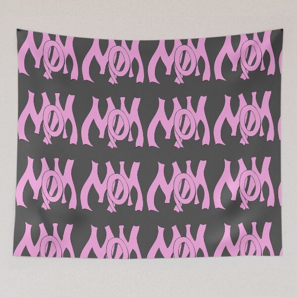 Item preview, Mom in Pink Calligraffiti mixed media-Simply Fun and Youthfully Bold    designed and sold by PATRICIA CASTILLA PEREZ.