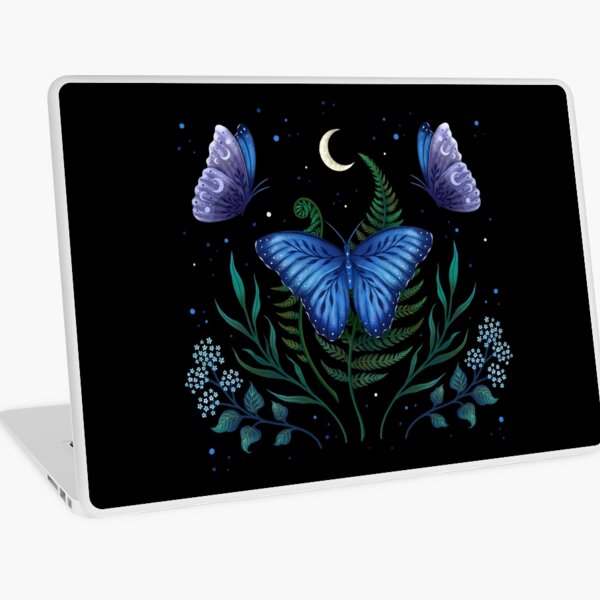 Blue Morpho Butterfly Laptop Skin