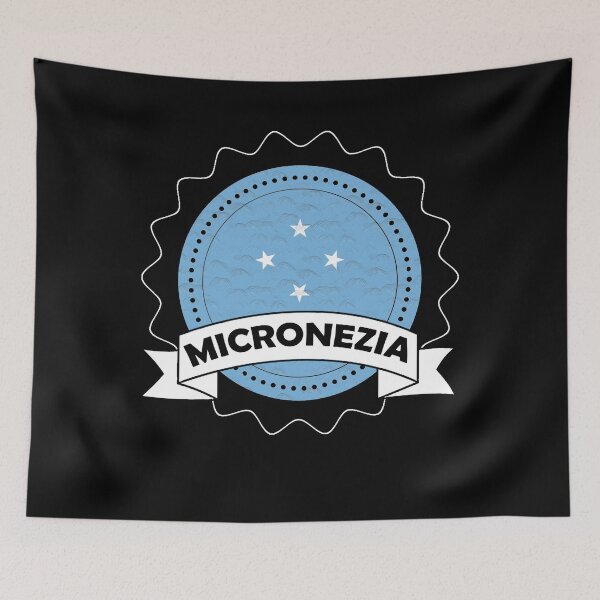 Item preview, Micronesia Emblem-Badge-Flag designed and sold by Gina-Driada.