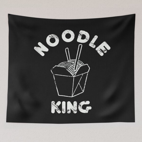 Item preview, Noodle King Distressed White  designed and sold by thirdeyeblue.