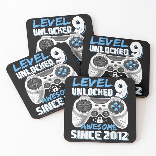 Item preview, Level 9 Unlocked Awesome 2012 Video Game 9th Birthday designed and sold by JohnnieJSmith.