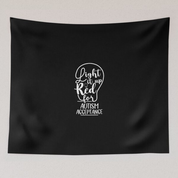 Item preview, Light It Up Red For Autism Awareness Acceptance April 2021 designed and sold by JohnnieJSmith.