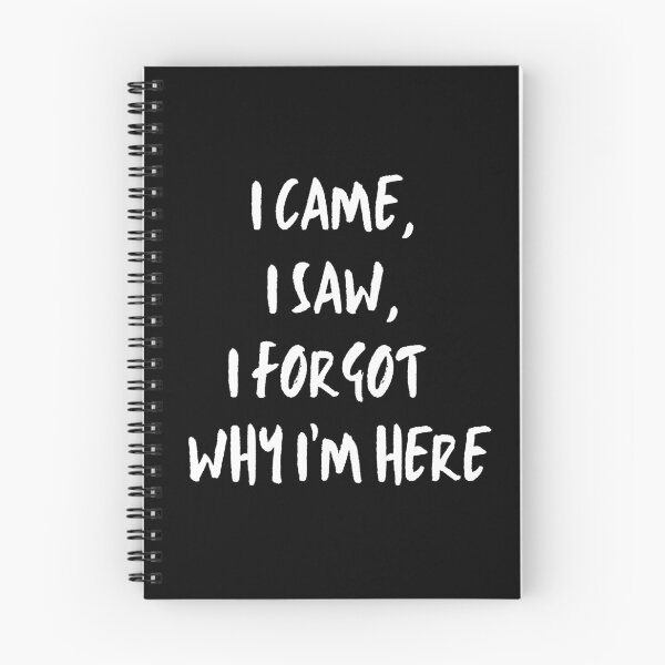 Item preview, I Came, I Saw, I Forgot Why I Came. Forgetful. Memory lapse. designed and sold by JellyBeenzz.