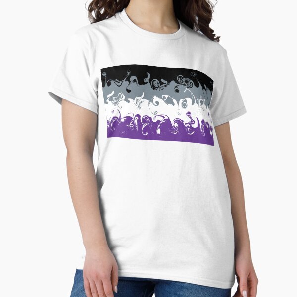 Swirly Ace Flag Classic T-Shirt