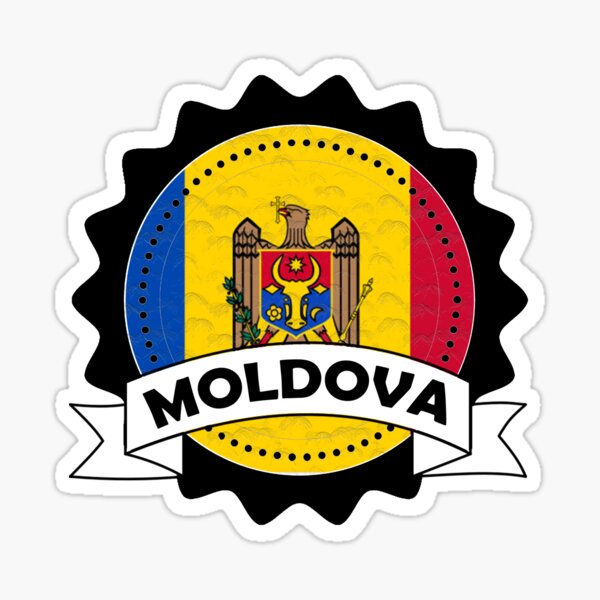 Item preview, Moldova Emblem-Badge-Flag designed and sold by Gina-Driada.