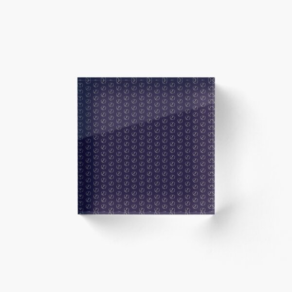 Item preview, Letter E - Gold Leaves on blue - grid designed and sold by Rionda.