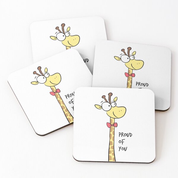 Item preview, Giraffe with Red Bowtie - Proud of You designed and sold by jacquelinengyl.