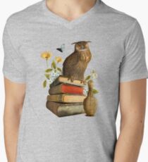Wise Owl Men's V-Neck T-Shirt