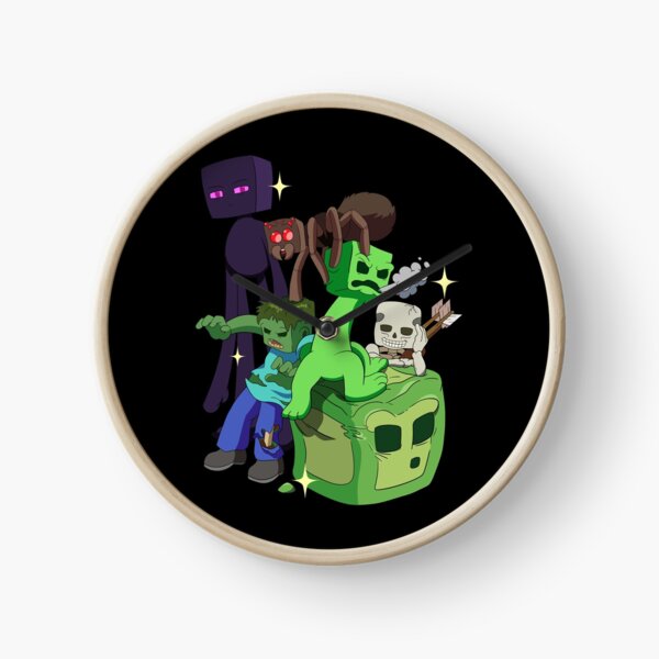Minecraft Mobs Clock