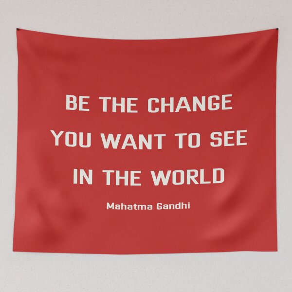 Item preview, Be the change you want to see in the world. designed and sold by basileiossav.