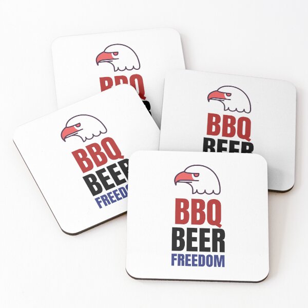 Item preview, BBQ BEER FREEDOM hawk 4th of July  designed and sold by bosilvercat.