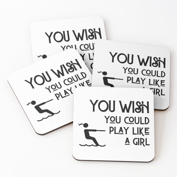 Item preview, Waterskiing: You wish you could play like a girl designed and sold by TheGreenGoat.