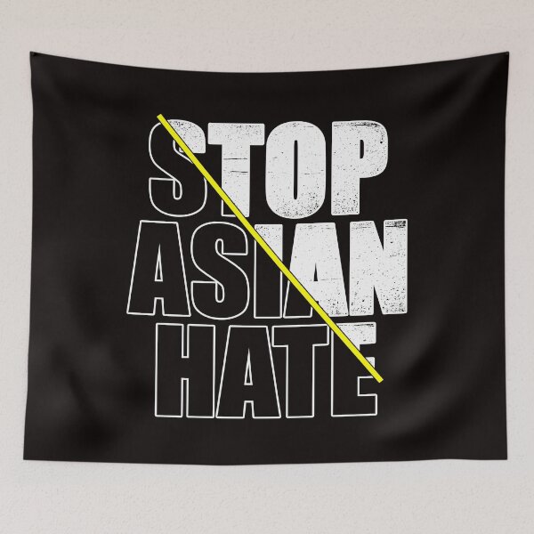 Item preview, Stop asian hate crime, stand up with asians social justice quote, Asian Lives Matter Support Racial Equality designed and sold by Majesticoo.