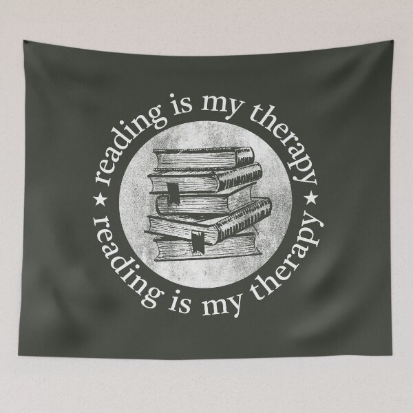 Item preview, Reading Is My Therapy designed and sold by Fotografille.