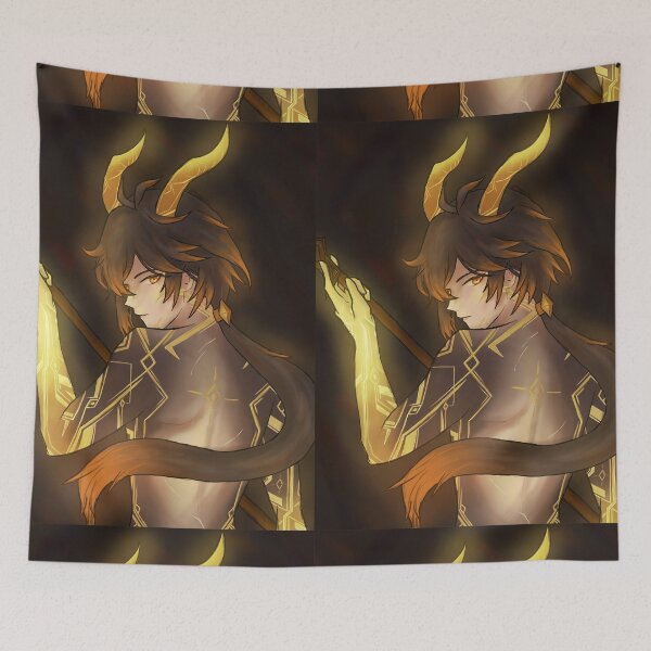 Item preview, Dragon God Zhongli designed and sold by thedelkartist.