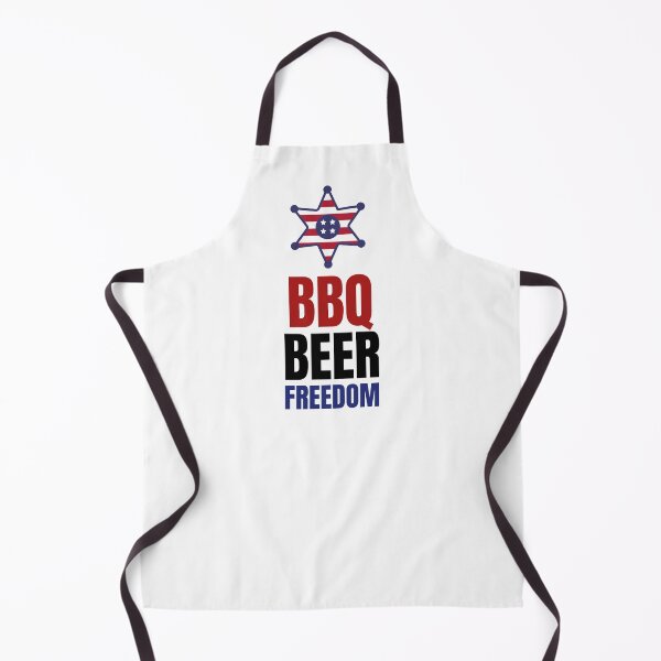 Item preview, BBQ BEER FREEDOM star 4th of July designed and sold by bosilvercat.