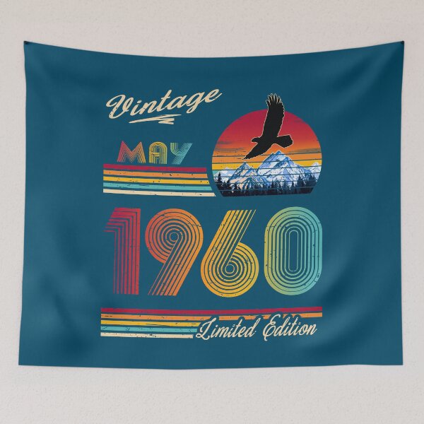 Item preview, Vintage May 1960 Birthday designed and sold by GreenSplash.