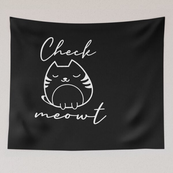 Item preview, Check Meowt Check Me Out Cat designed and sold by thirdeyeblue.
