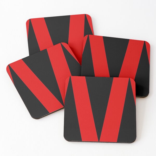 Item preview, black triangles with red stripes designed and sold by nigejohn.