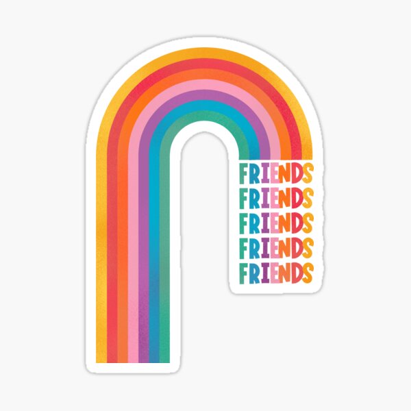 "Rainbow Friends" Sticker for Sale by ShowMeMars | Redbubble
