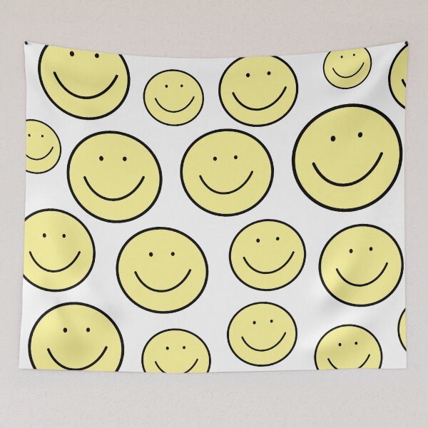 Item preview, Smiley faces light yellow designed and sold by samiiodice.