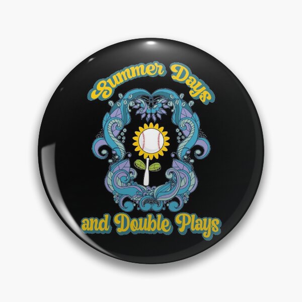 Item preview, Summer Days And Double Plays Baseball Flower designed and sold by OmmeDesigns.