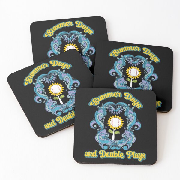 Item preview, Summer Days And Double Plays Baseball Flower designed and sold by OmmeDesigns.