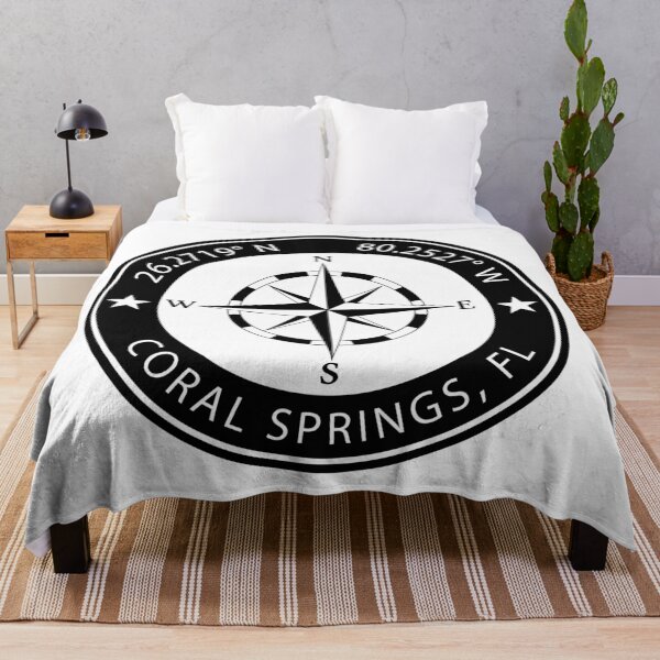 Item preview, Coral Springs, Florida Geographical Coordinates designed and sold by TeeOhGraphics.