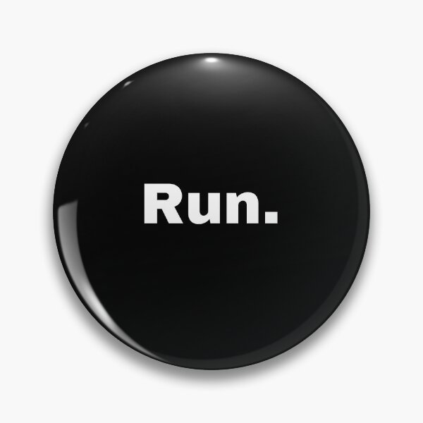 Item preview, Black and white text based T-shirt - Run.  designed and sold by OffensiveTCG.